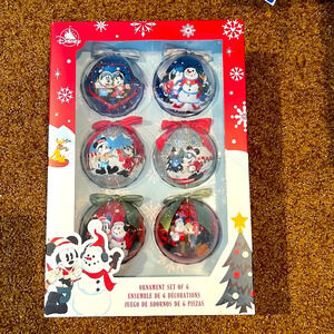 Disney ornament set of 6 new in box